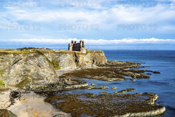 Ruins of Tantallon Castle, North Berwick, East Lothian, Scotland, UK