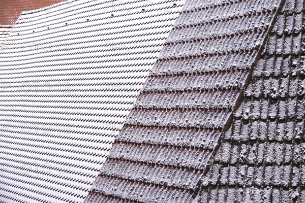 Hoarfrost and snow on a roof, wintertime, Germany