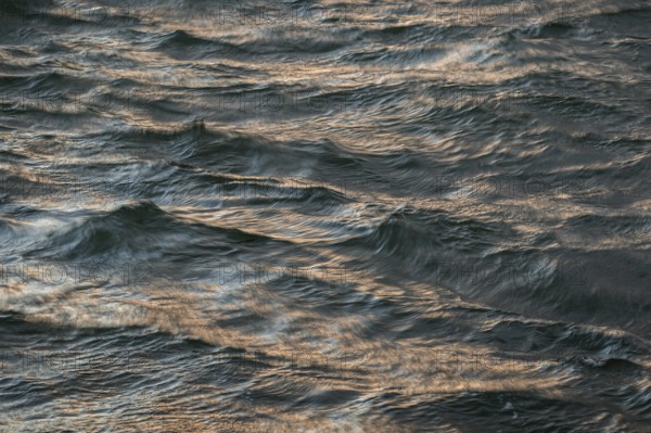 Silvery-grey waves, smudge effect, long exposure, sea, Gulf of Finland, Finland