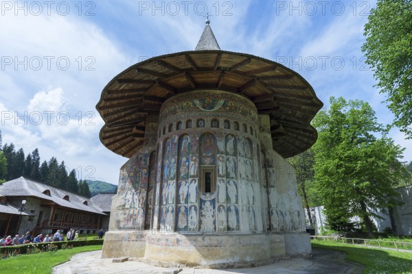 Vorone? Monastery Church of St. George with wall frescoes, 1547, Vorone?, Romania