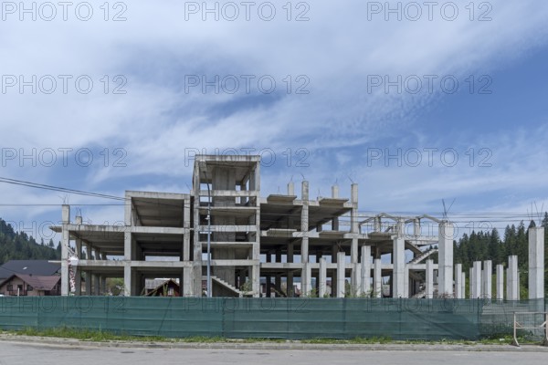 Construction of a hotel, Vorone?, Buckowina, Romania