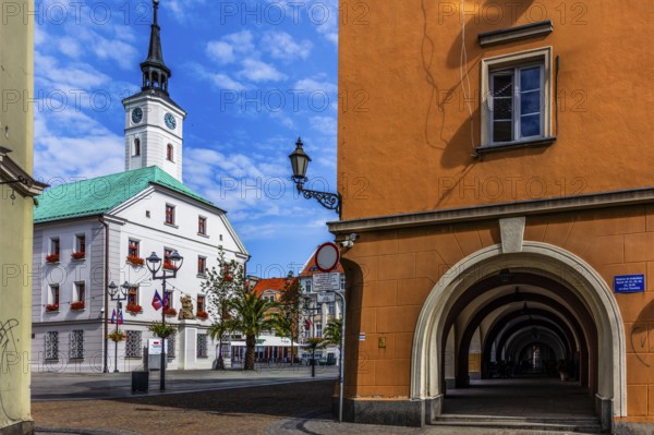 Rynek, historic market square, 14th century, Gliwice, Poland