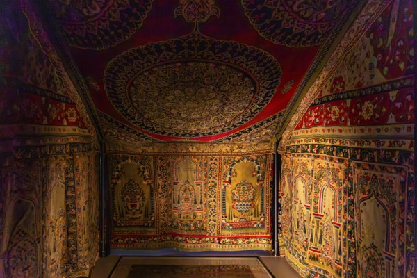 Ottoman grand tent, 17th century, artistic crafts, Czartoryski Museum, 1796, oldest museum in Poland, Krakow, Poland