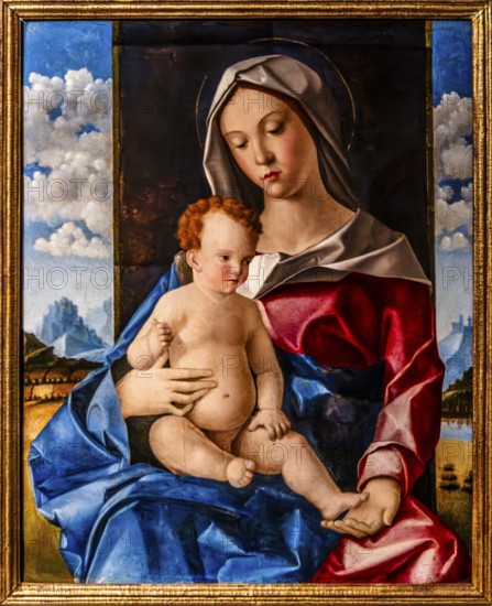Madonna and Child Giving Her Blessing, Giovanni Bellini, Venice around 1480, Czartoryski Museum, 1796, oldest museum in Poland, Krakow, Poland