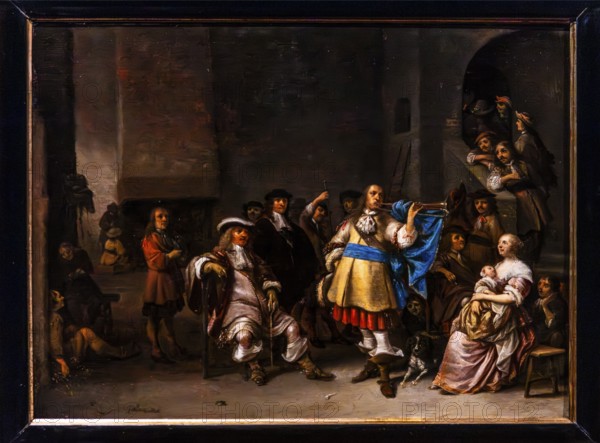 Trumpet concert, Anthonie Palamedesz, Amsterdam around 1665, Czartoryski Museum, 1796, oldest museum in Poland, Krakow, Poland