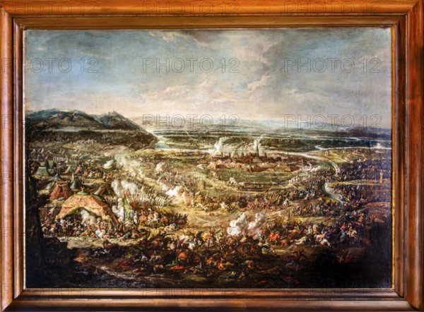 Battle of Vienna, also Battle of Kahlenberg, was the culmination and turning point of the Second Viennese Turkish Siege 1683, Wawel Royal Palace, former residence and seat of government of the kings of Poland, founded around 1000, Krakow, Poland