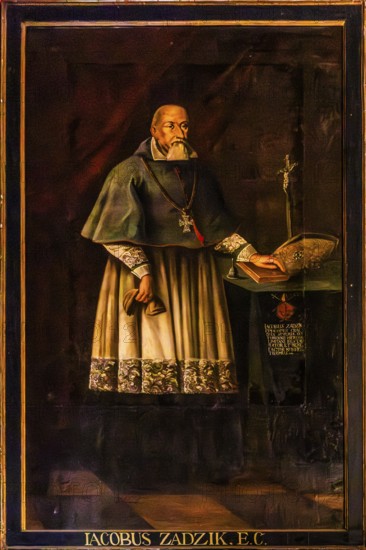 Rector painting in the auditorium, Collegium Maius oldest building of the Jagellonian University, 1364, Krakow, Poland