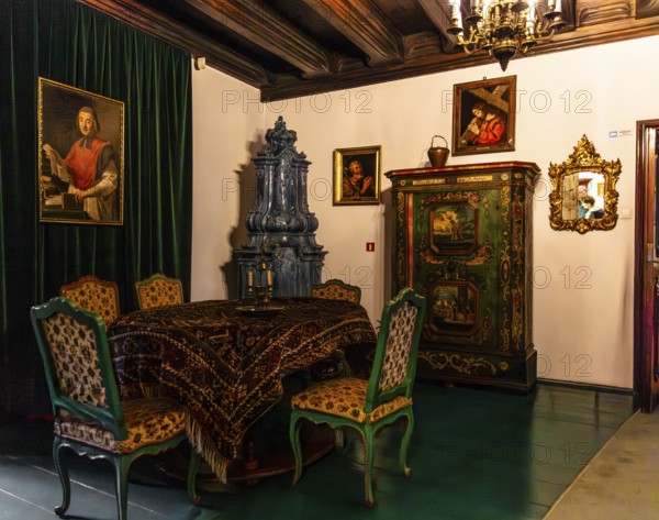 Rector's Office, Collegium Maius oldest building of the Jagellonian University, 1364, Krakow, Poland