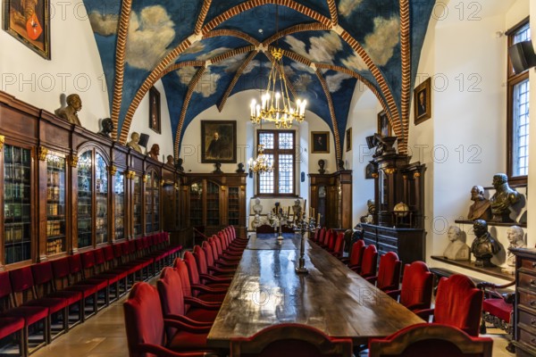 Old Library, Collegium Maius oldest building of the Jagellonian University, 1364, Krakow, Poland