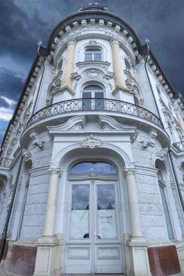 Historic 19th century corner house, Cluj-Napoca, Transylvania, Romania