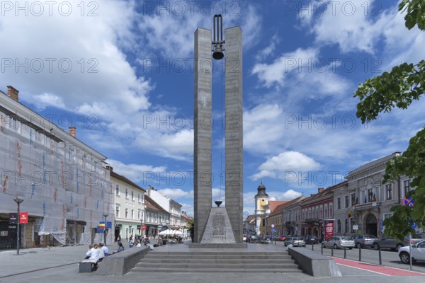 Memorandum monument, erected in 1994, Cluj-Napoca, Transylvania, Romania