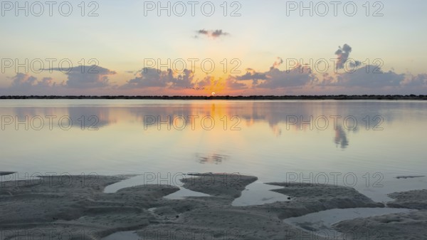 Sunrise on the coast near Khahil, Oman