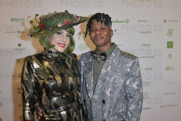 Pauline Stolze with her man at the 8th jungle party for the start of the RTL show Ich bin ein Star - Get me out of here! at the JW Marriott Hotel, Berlin, 23.01.2026