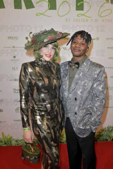 Pauline Stolze with her man at the 8th jungle party for the start of the RTL show Ich bin ein Star - Get me out of here! at the JW Marriott Hotel, Berlin, 23.01.2026