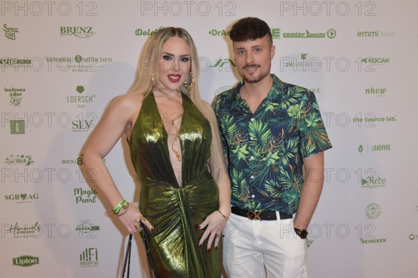 Lydia Kelovitz and Johannes Höfinger at the 8th jungle party for the start of the RTL show Ich bin ein Star - Get me out of here! at the JW Marriott Hotel, Berlin, 23.01.2026