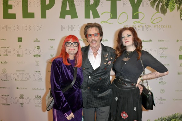 Petra Dräger, Jörg Dräger and Cinzia-Paulina Dräger at the 8th jungle party for the start of the RTL show Ich bin ein Star - Get me out of here! at the JW Marriott Hotel, Berlin, 23.01.2026