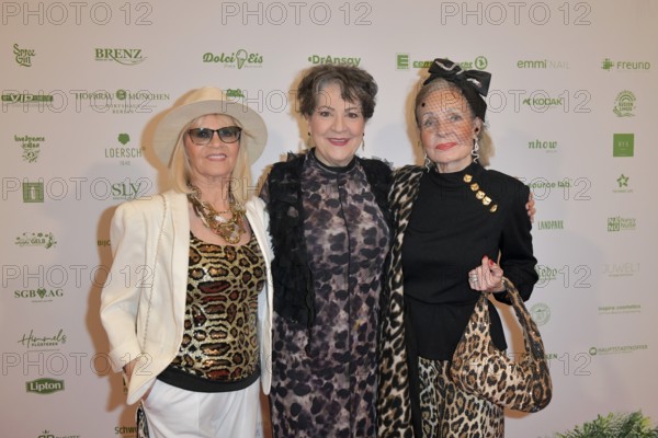 Rena Bilsbury (Les Humphries Singers), Helene Schneidern and Karin Gräfin Sassoli de Bianchi de Medici at the 8th jungle party for the start of the RTL show Ich bin ein Star - Holt mich hier raus! at the JW Marriott Hotel, Berlin, 23.01.2026