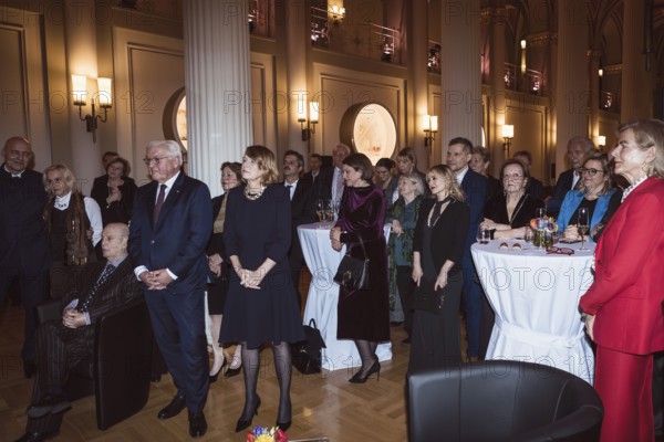 Daniel Barenboim, Frank-Walter Steinmeier, Elke Büdenbender and other guests during a speech by Kai Wegner in front of a dinner in honor of the Honorary Citizen of Berlin, Federal President Frank-Walter Steinmeier, given by Kai Wegner, Governing Mayor of Berlin, at the Red Town Hall in Berlin on 28.01.2026