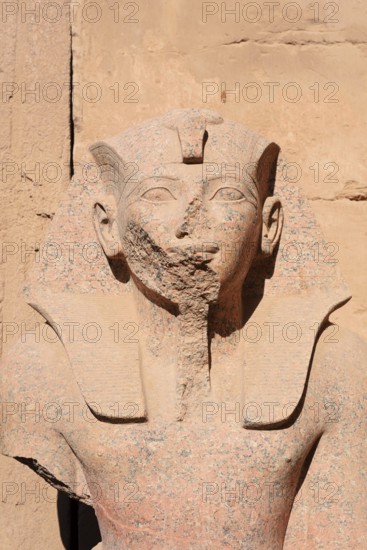 Statue of Amenhotep III, Karnak Temple, Luxor, Egypt