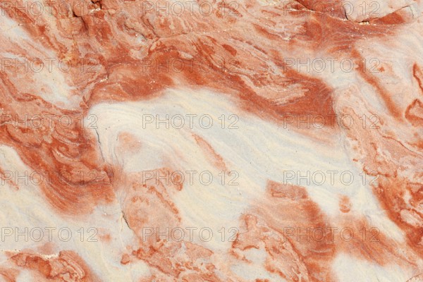 Structure in a stone on the coast, Algarve, Portugal