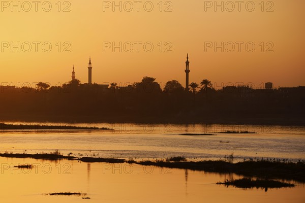 Sunset on the Nile, Luxor, Egypt