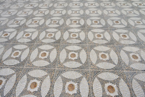 Paving stones on a square, Hurghada, Red Sea Governorates, Egypt