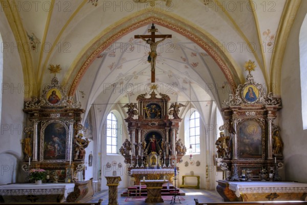 St. Maria, in the district of vineyard, Seeon, Chiemgau, Upper Bavaria, Bavaria, Germany