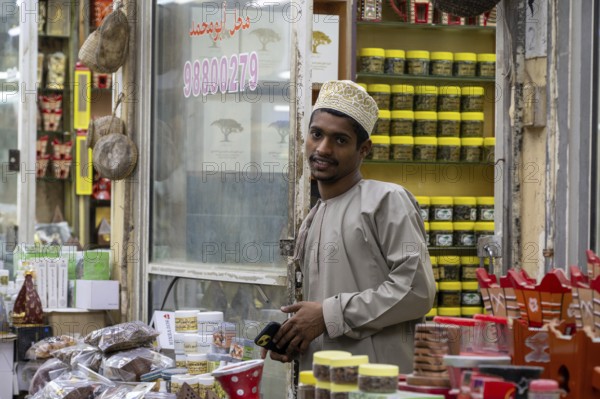 Frankincense seller, Salalah, Oman