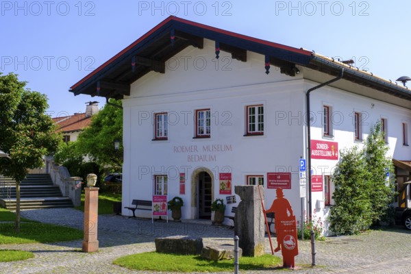 Roman Museum, Ehemaliges Römerkastel, Bedaium, Seebruck am Chiemsee, Chiemgau, Upper Bavaria, Bavaria, Germany