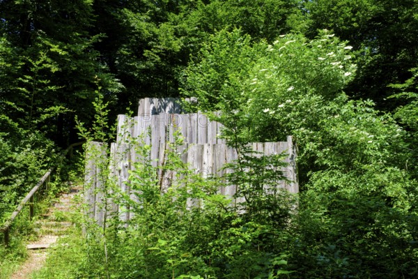 Archäologischer Rundweg Bedaium, Truchtlaching, Chiemgau, Upper Bavaria, Bavaria, Germany