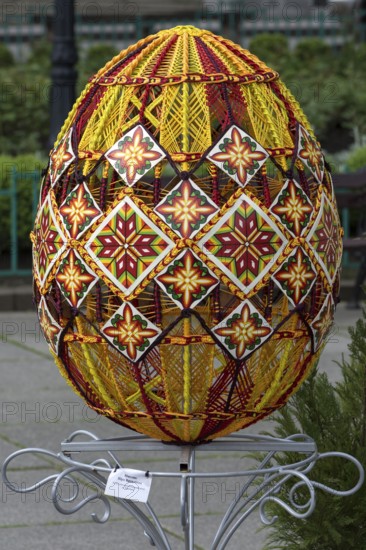 Traditional embroidered Easter egg, Czernowicz, Ukraine