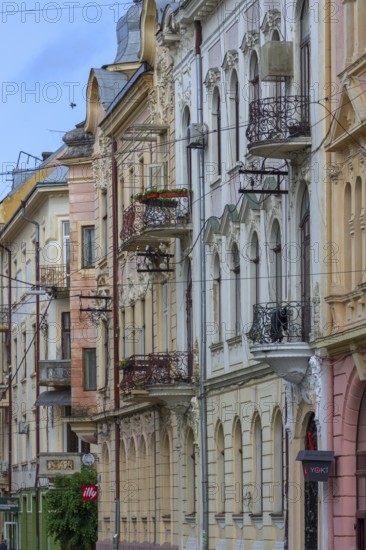 House facades from the 19th century, Czernowicz, Ukraine