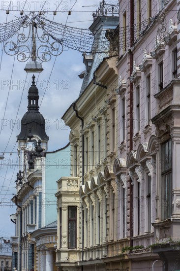 House facades from the 19th century, Czernowicz, Ukraine