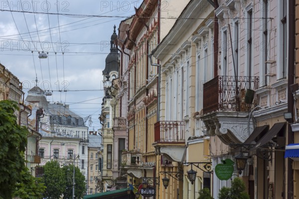 House facades from the 19th century, Czernowicz, Ukraine