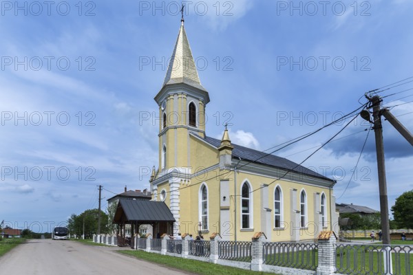 Former German Protestant Church today Greek Catholic, Lanivka, Ukraine