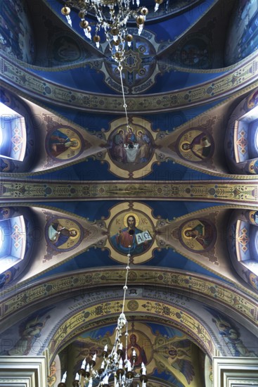 Vaulted ceiling of the Trinity Church, Drochobych, Ukraine