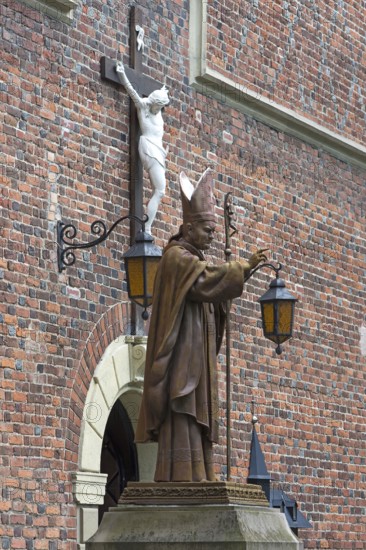 Statue of Pope John Paul II, 1920-1978, Drochobych, Ukraine