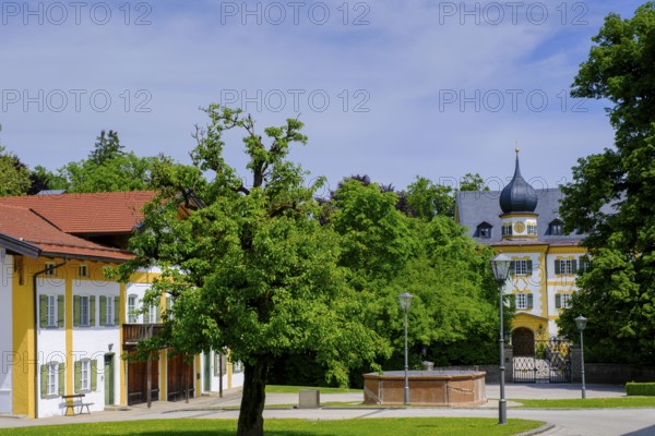 Schloss Wildenwart, Chiemgau, Upper Bavaria, Bavaria, Germany