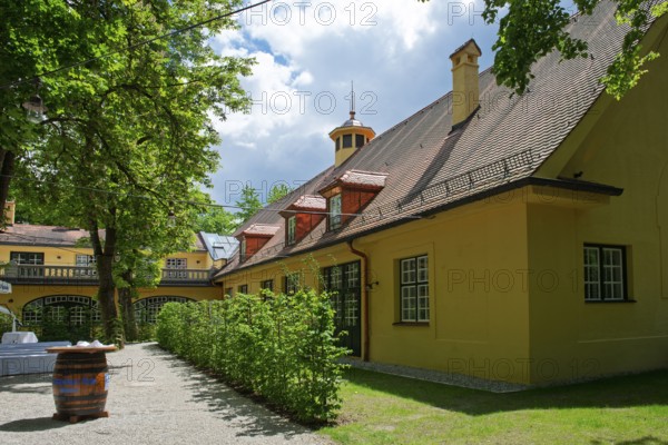 Augustiner Gutshof Menterschwaige, Munich, Upper Bavaria, Bavaria, Germany