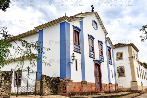 Old Catholic church in the city of Tiradentes in Minas Gerais, Tiradentes, Minas Gerais, Brasil