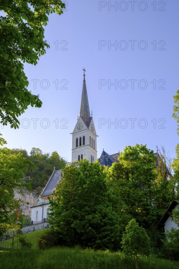 Church in the village, health resort, Bled, Lake Bled, Slovenia