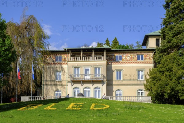 Villa, waterfront, Bled, Lake Bled, Slovenia