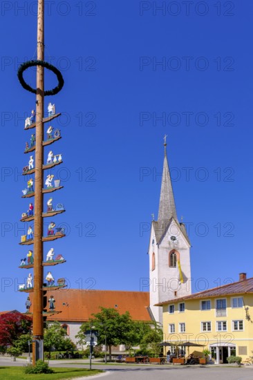 Pfarrkirche Sankt Rupert, Amerang, Chiemgau, Upper Bavaria, Bavaria, Germany