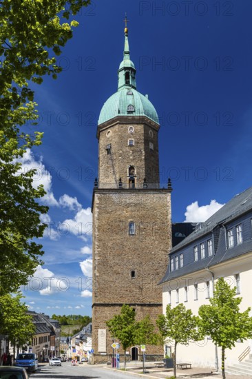 St. Anne's Church in Annaberg, Annaberg-Buchholz, Ore Mountains, Saxony, Germany