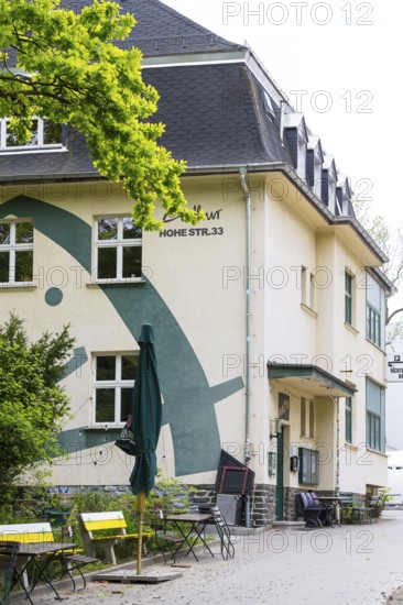 Kulturhaus Arthur e.V. in a Wilhelminian style villa on Kassberg, Chemnitz, Saxony, Germany