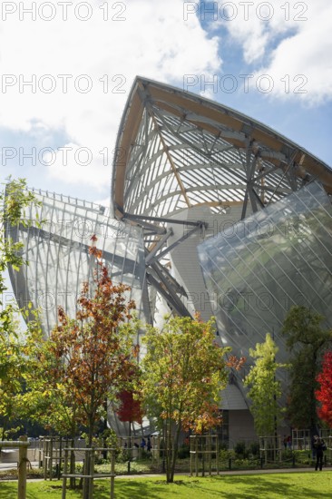 Louis Vuitton Foundation, Museum of Modern Art, architect Frank Gehry, Bois de Bologne, Paris, Île de France, France