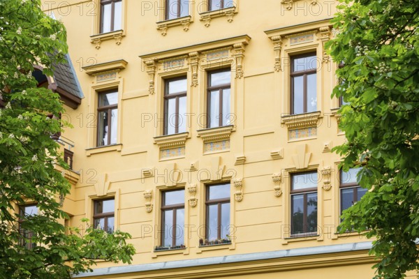 Marianne Brandt House, Art Nouveau villas and Wilhelminian era buildings on Kaßberg, Chemnitz, Saxony, Germany