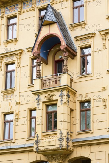 Marianne Brandt House, Art Nouveau villas and Wilhelminian era buildings on Kaßberg, Chemnitz, Saxony, Germany