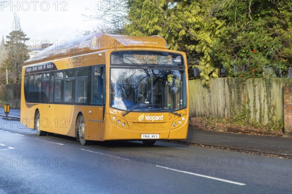 Single-decker Scania K270UB ADL Enviro300SG, Leopard bus service 3 to Shinfield, Reading, Berkshire, England, UK