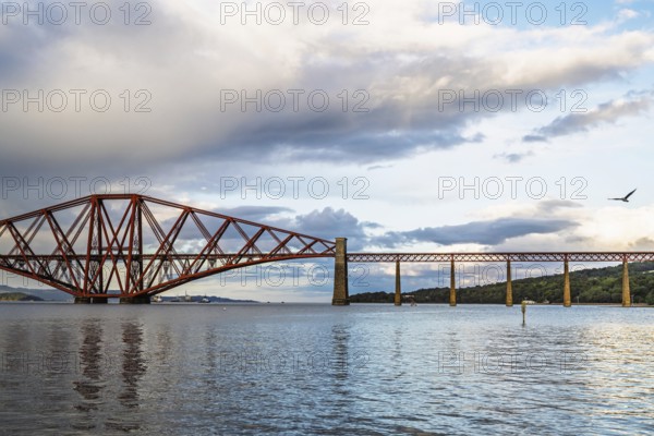 Forth Bridge, Queensferry Crossing, Forth Estuary, Scotland, UK